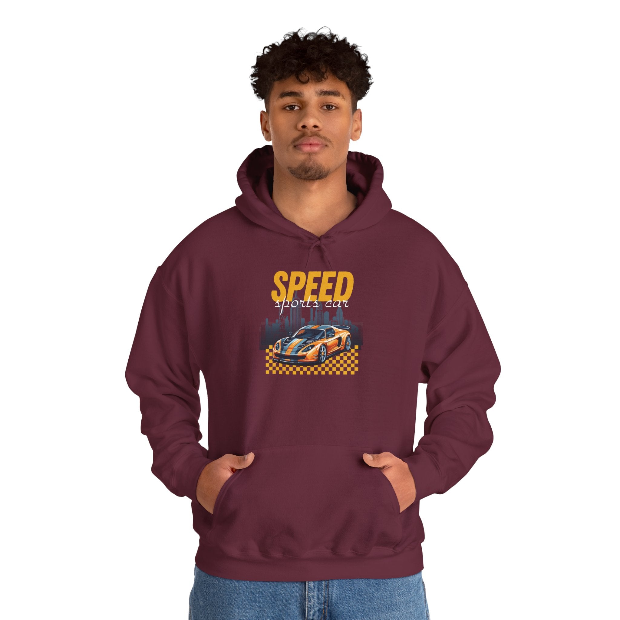 Speed Racers Hoodie — Vintage Sports Car Racing Graphic Sweatshirt