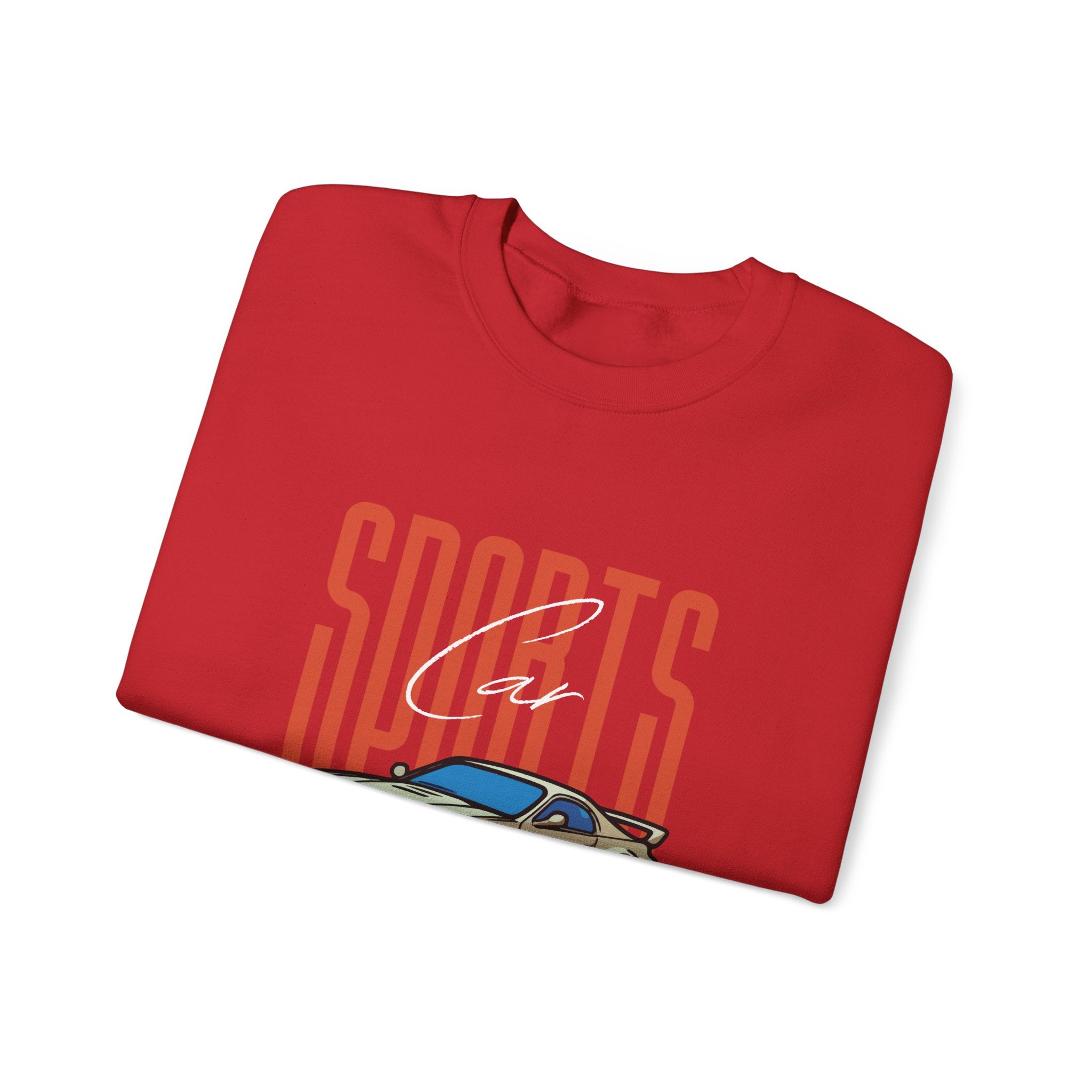 SABAS-Sports Car Sweatshirt — Vintage Racing Graphic Crewneck