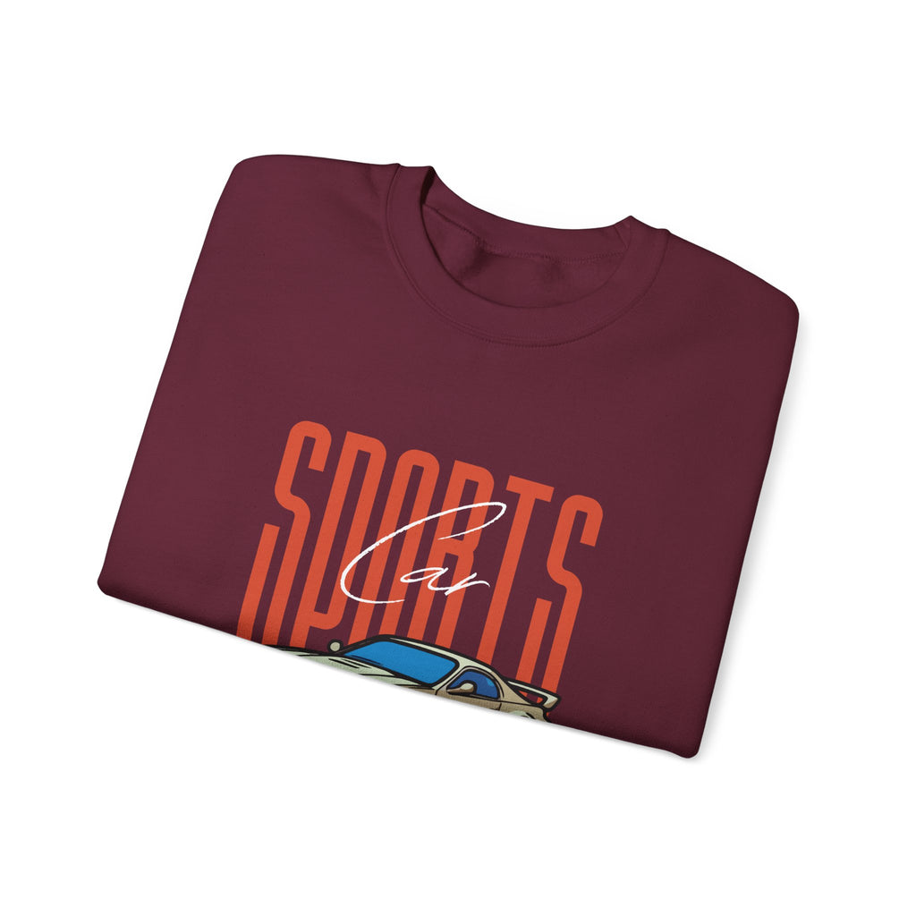 SABAS-Sports Car Sweatshirt — Vintage Racing Graphic Crewneck