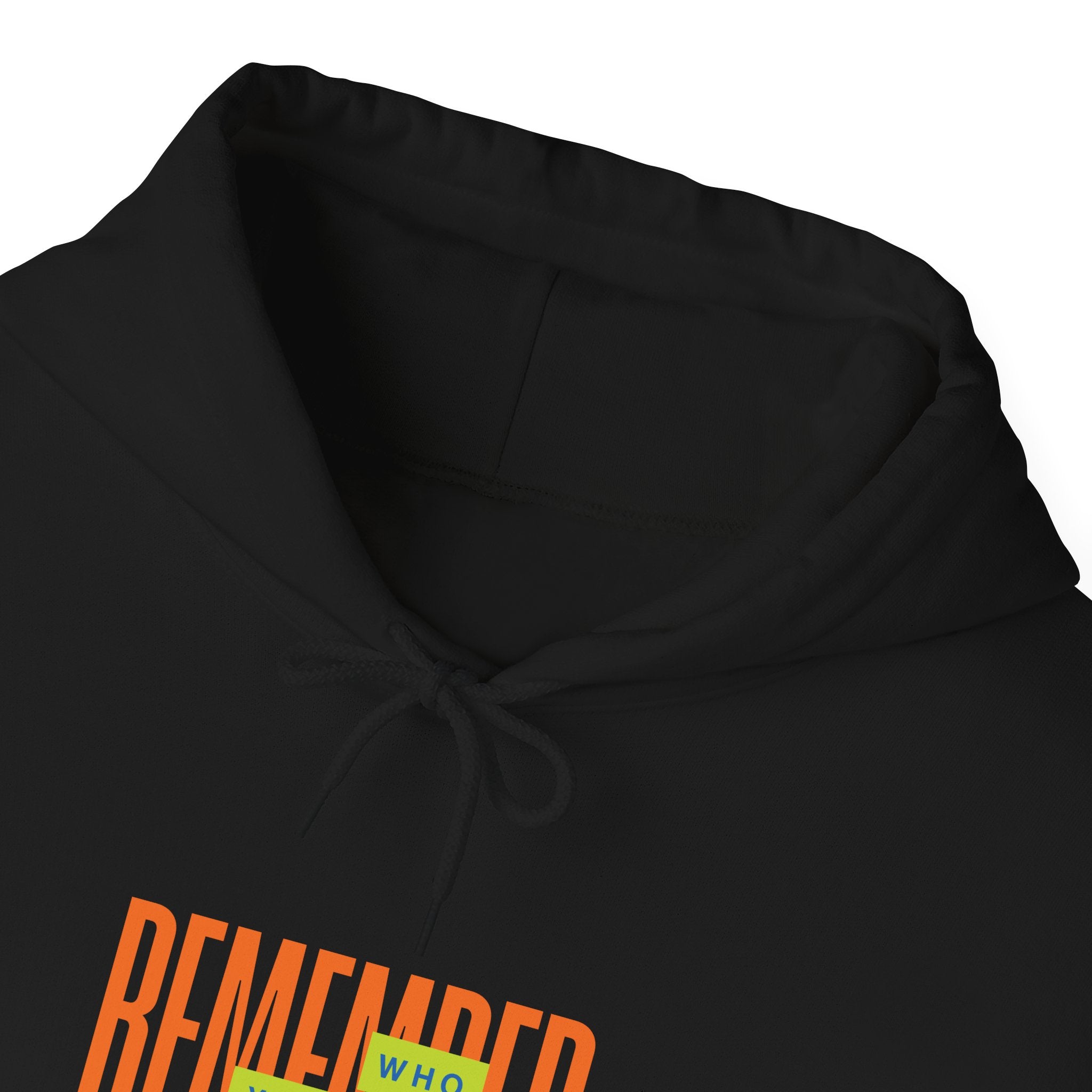 SABAS Remember Who You Are - Hoodie  Retro Orange & Green Graphic Pullover