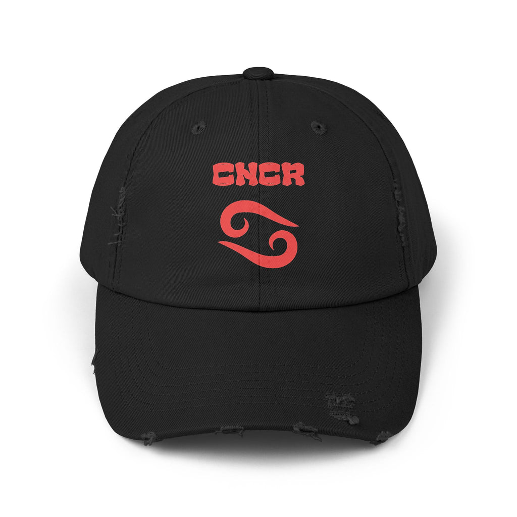 SABAS Cancer Zodiac Distressed Cap
