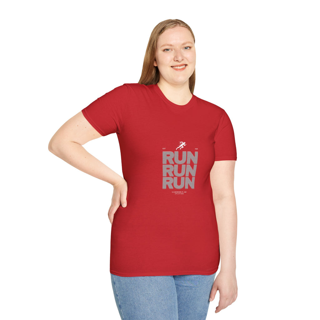 Sabas Ask For Run T-Shirt — Unisex-Minimalist Motivational Running Tee
