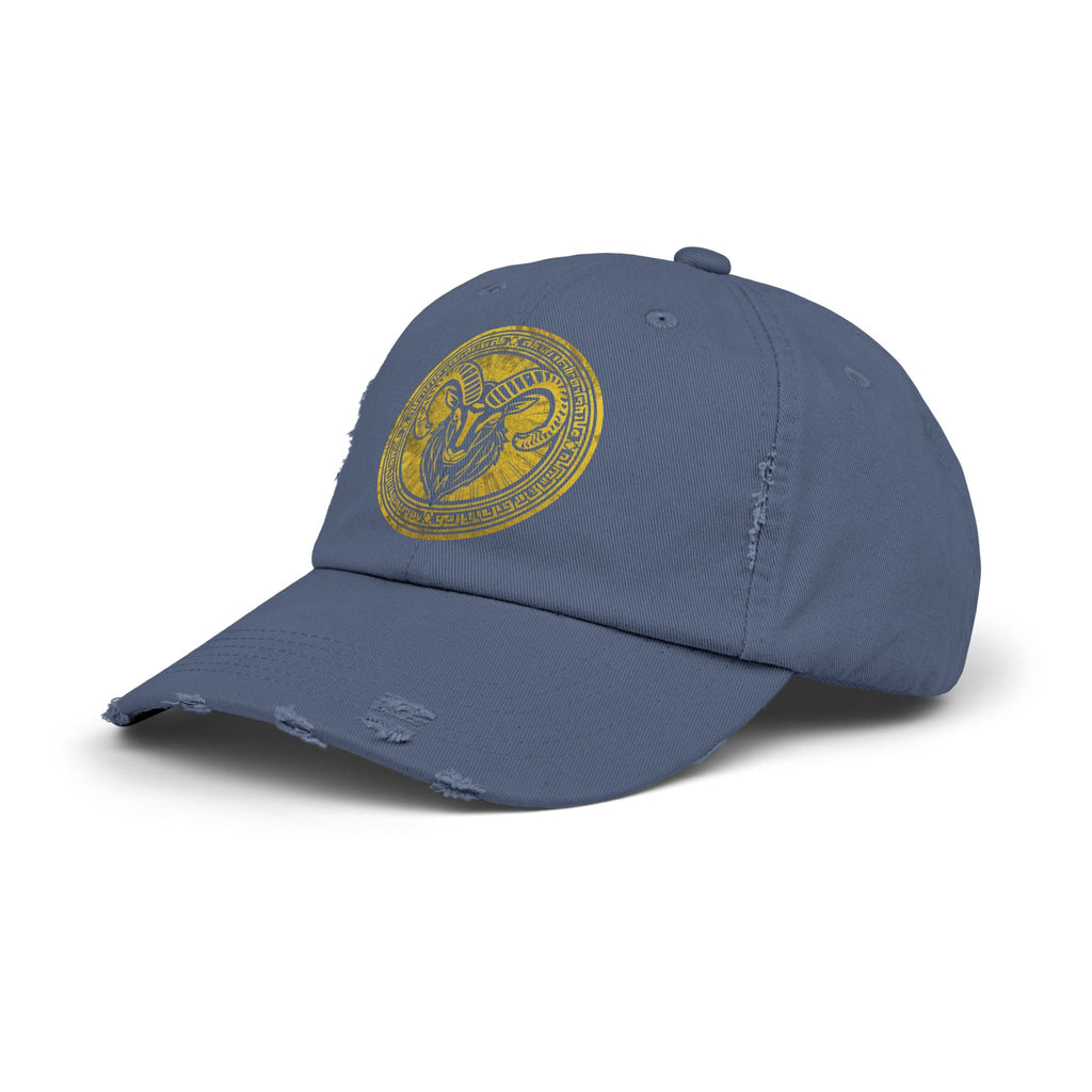 SABAS Capricorn Zodiac Sign Distressed Cap