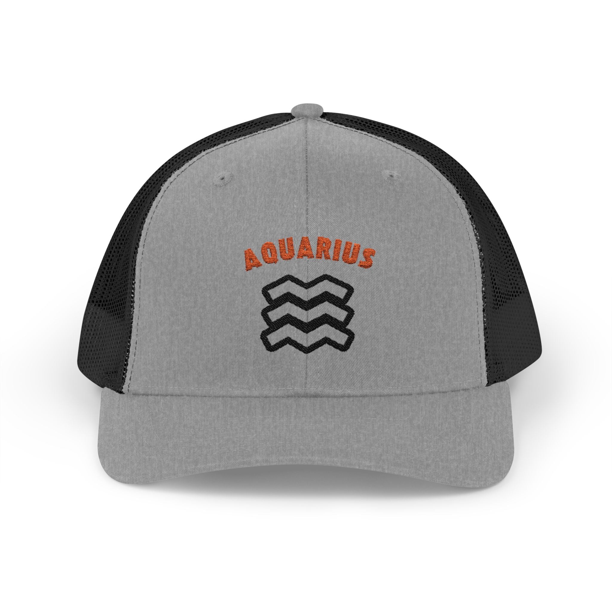 SABAS Embroidered Snapback Trucker Cap – Aquarius Zodiac Cap
