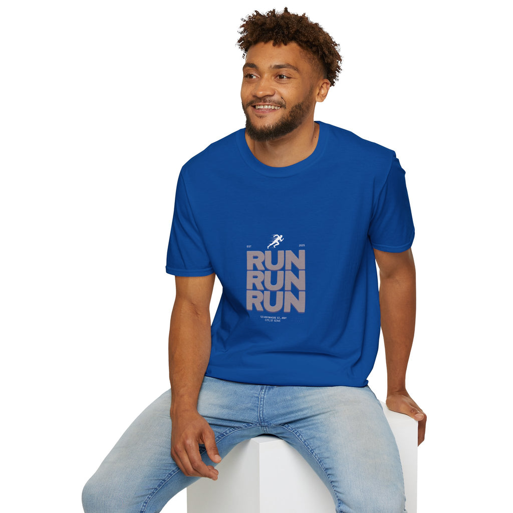 Sabas Ask For Run T-Shirt — Unisex-Minimalist Motivational Running Tee