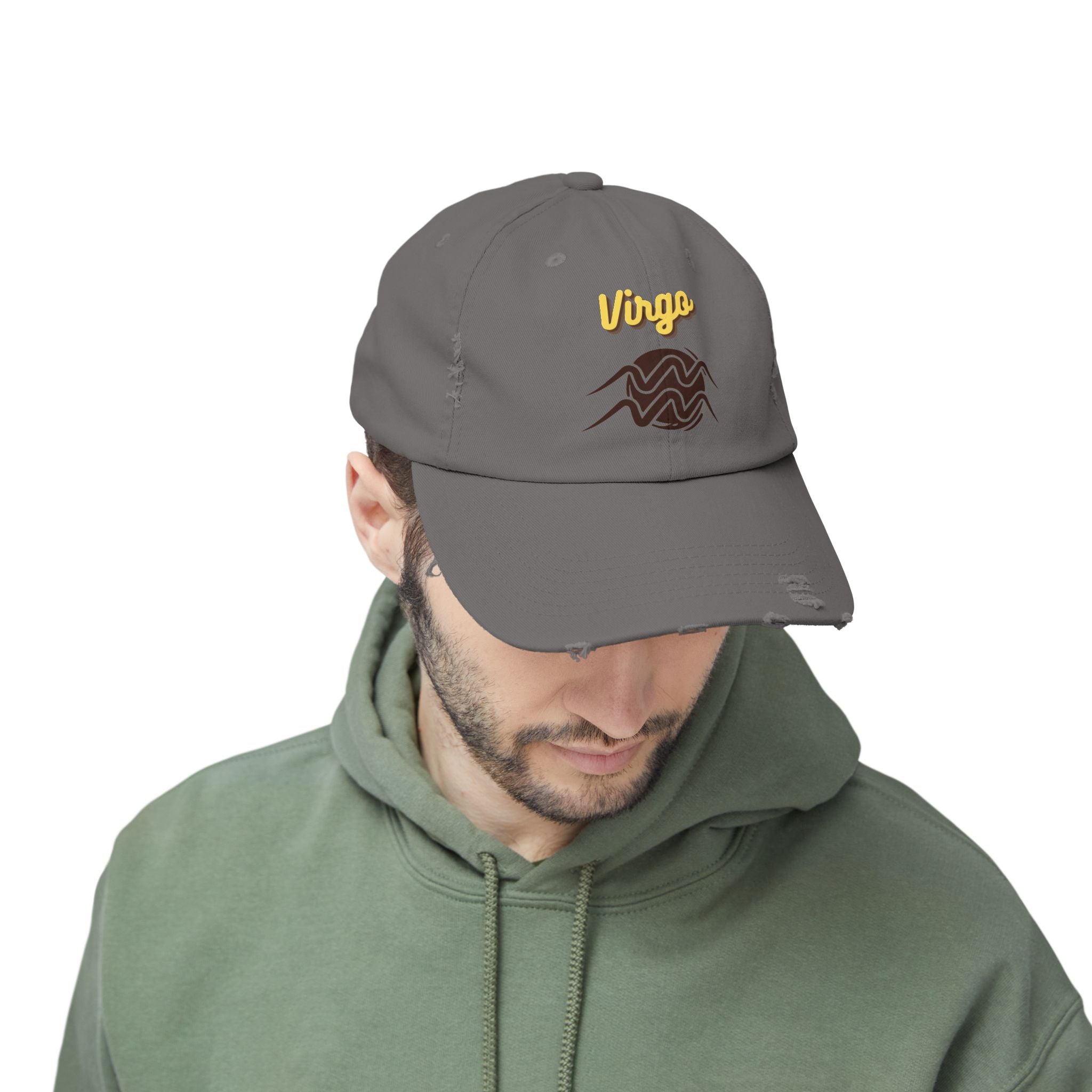 SABAS Virgo Distressed Cap Zodiac Sign