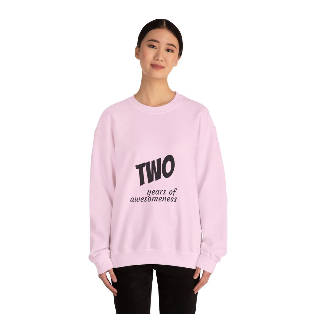 SABAS-Toddler Two Years of Awesomeness Sweatshirt