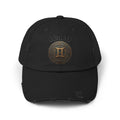 SABAS Gemini Zodiac Sign Distressed Cap