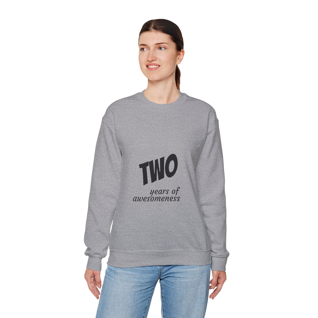 SABAS-Toddler Two Years of Awesomeness Sweatshirt