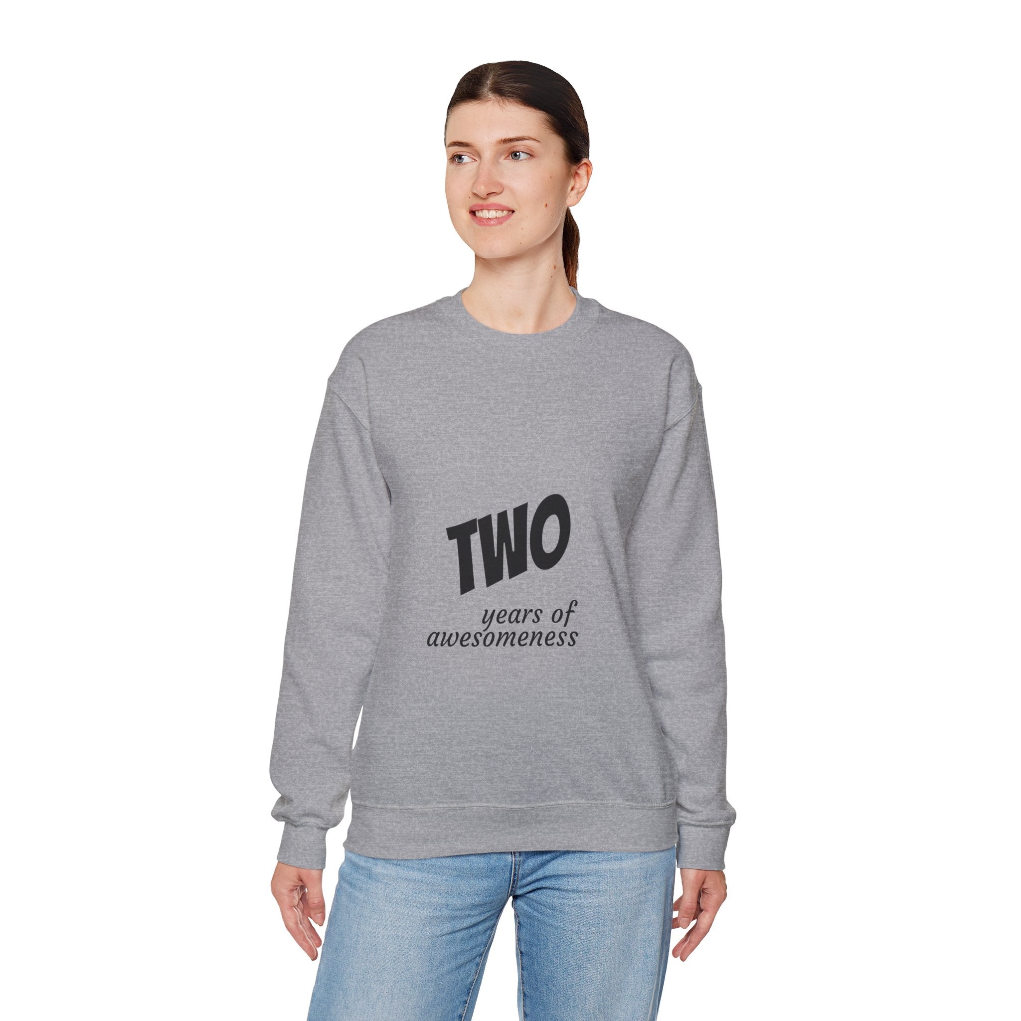 SABAS-Toddler Two Years of Awesomeness Sweatshirt