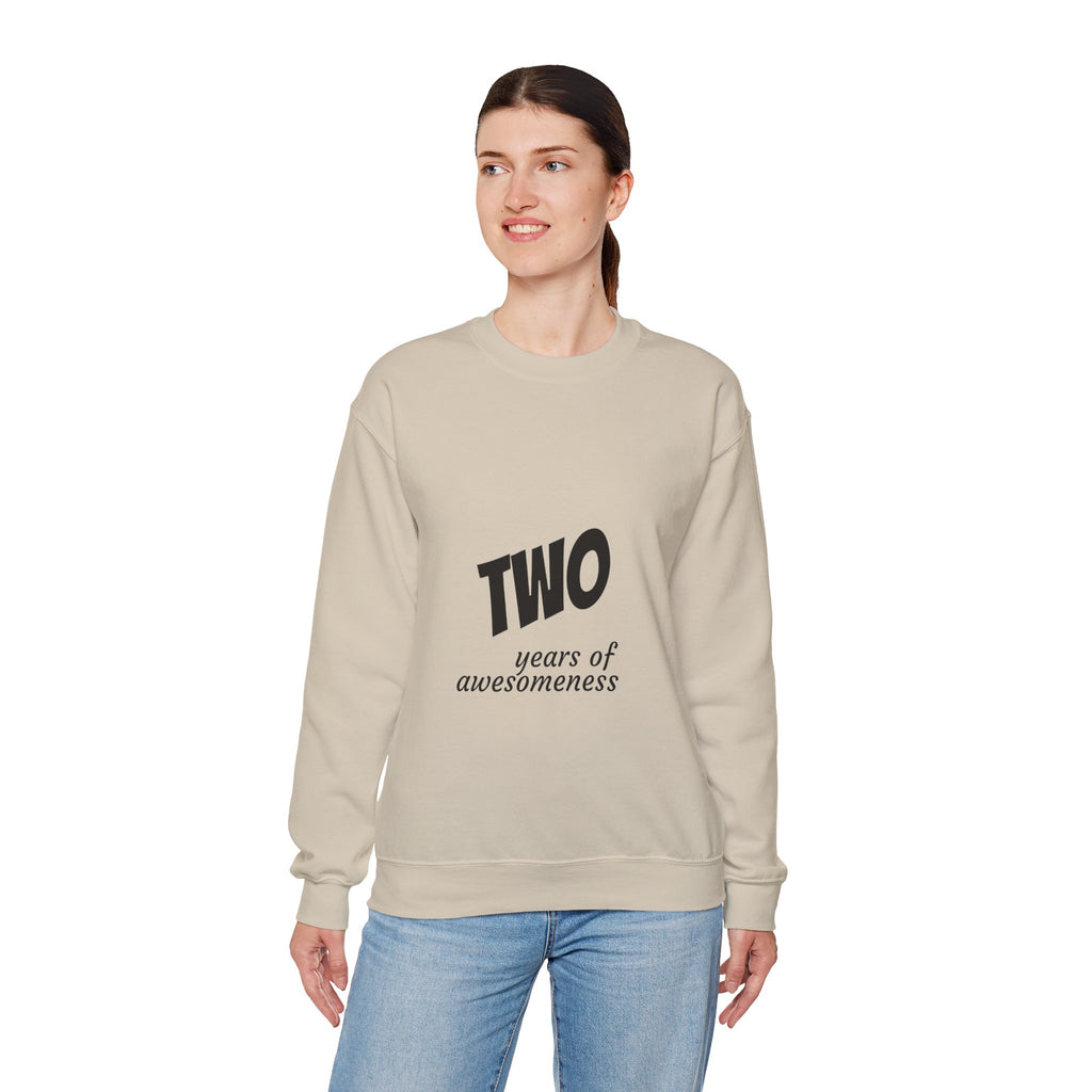 SABAS-Toddler Two Years of Awesomeness Sweatshirt