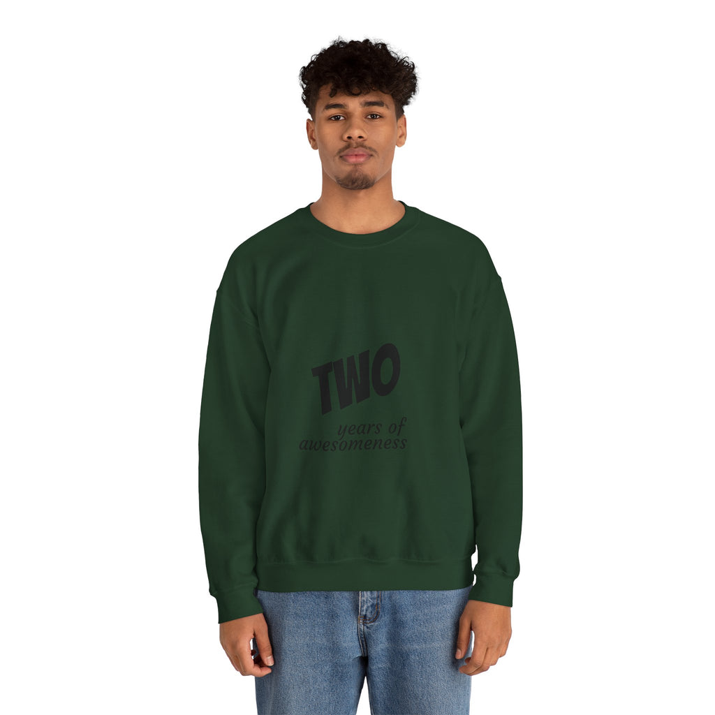 SABAS-Toddler Two Years of Awesomeness Sweatshirt
