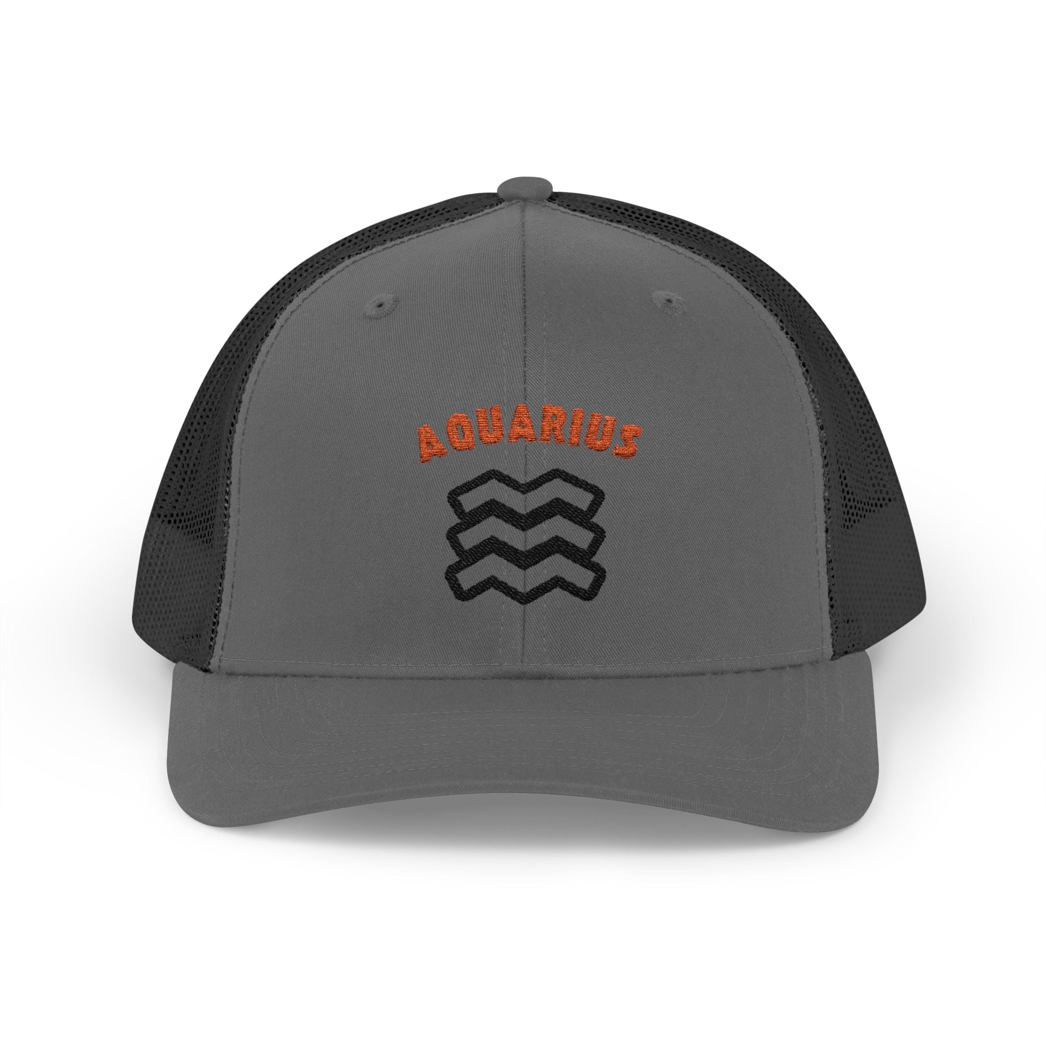 SABAS Embroidered Snapback Trucker Cap – Aquarius Zodiac Cap