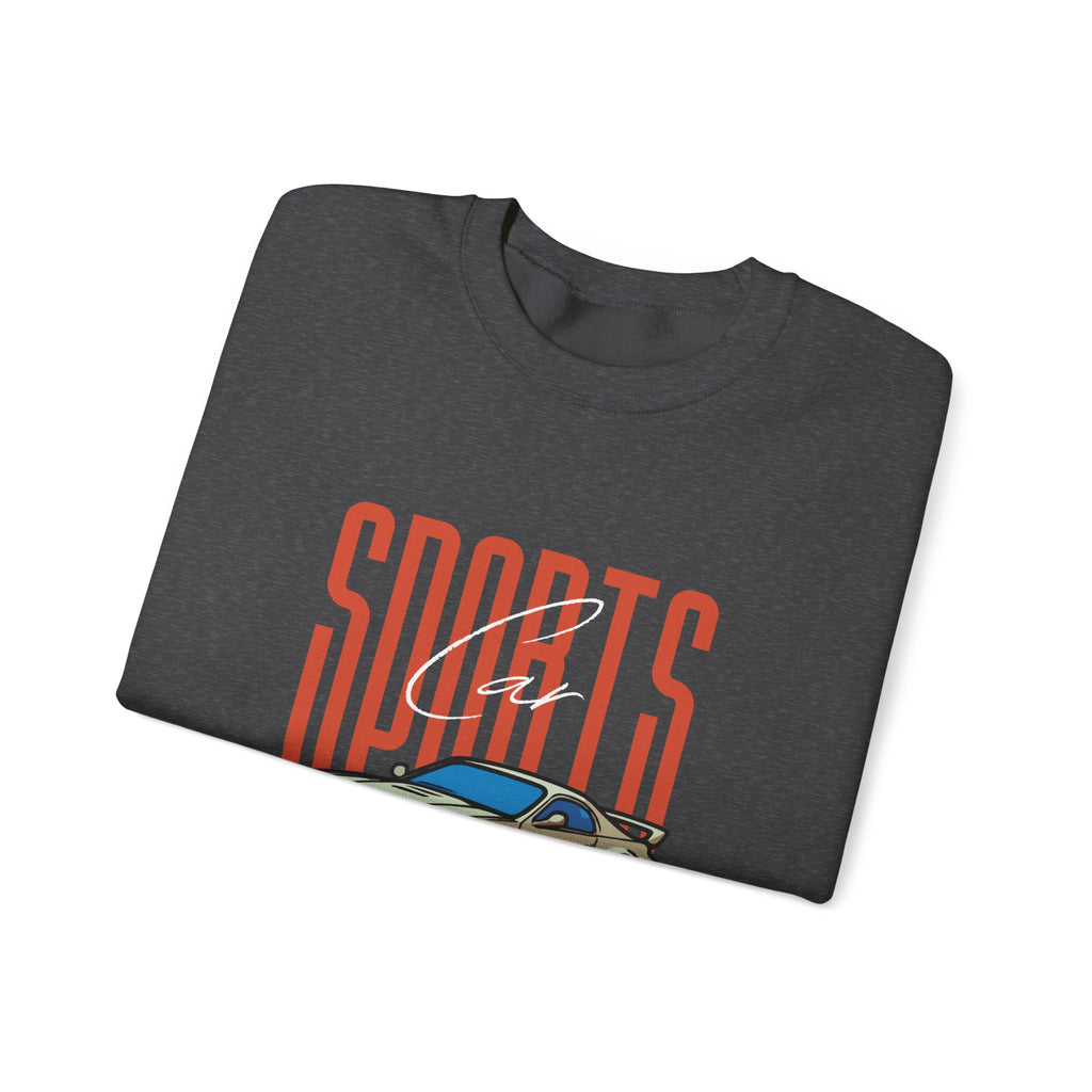 SABAS-Sports Car Sweatshirt — Vintage Racing Graphic Crewneck