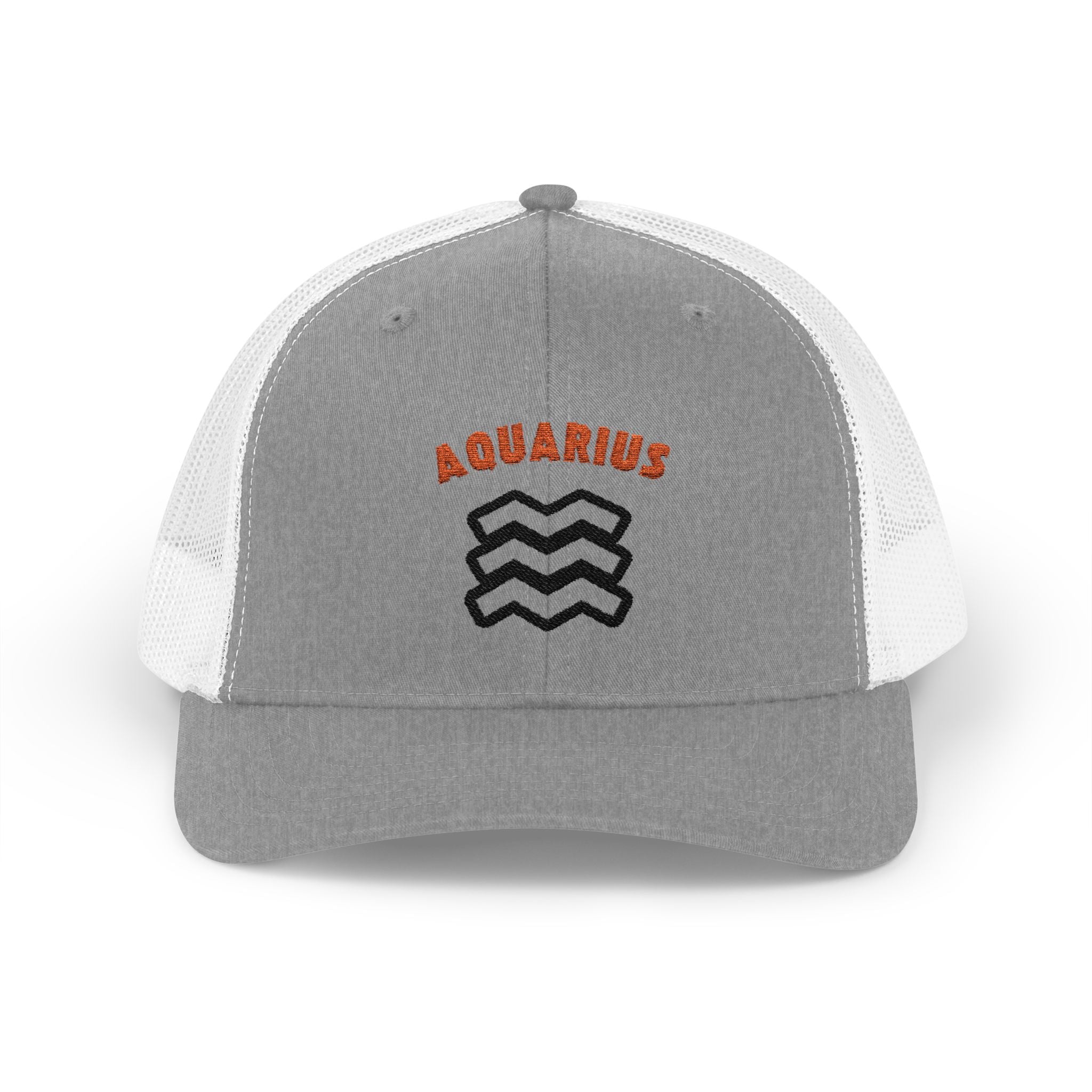 SABAS Embroidered Snapback Trucker Cap – Aquarius Zodiac Cap