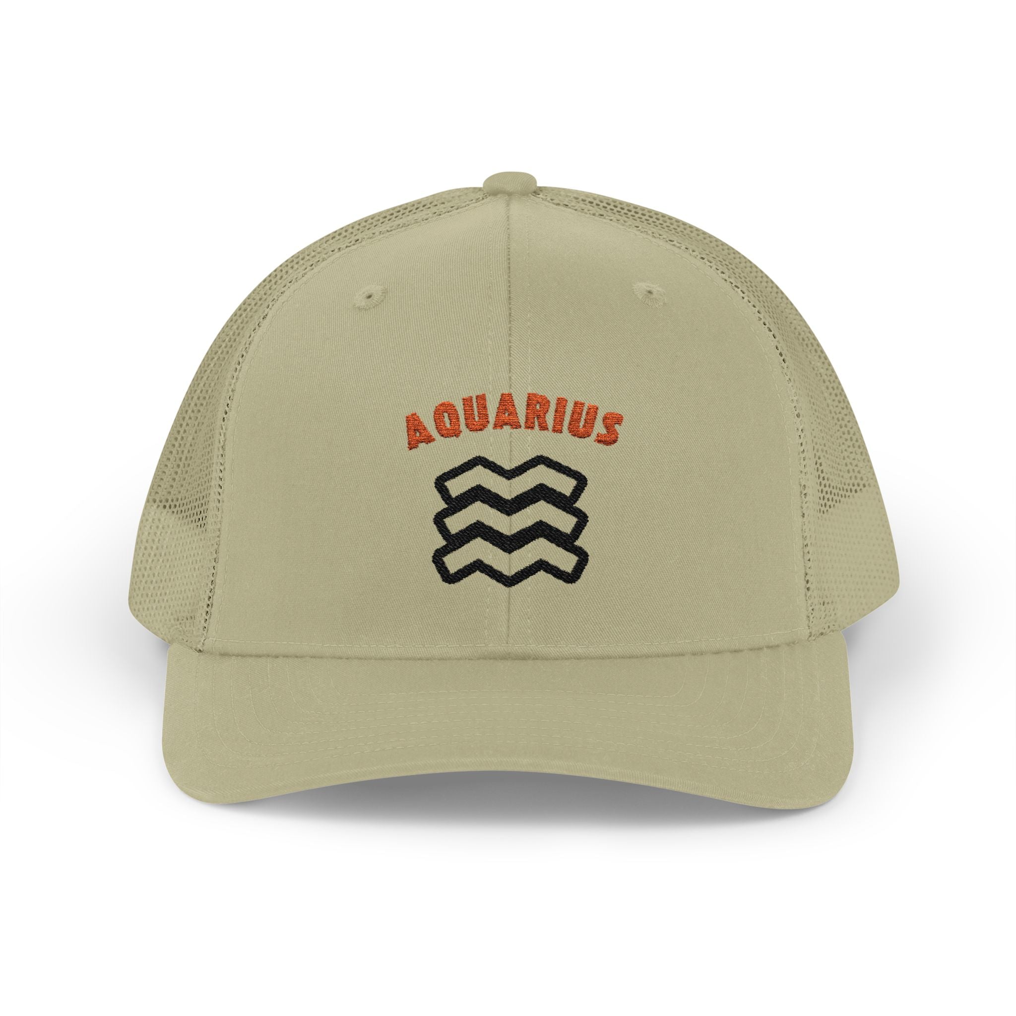 SABAS Embroidered Snapback Trucker Cap – Aquarius Zodiac Cap