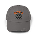 SABAS Aquarius Zodiac Sign Distressed Cap