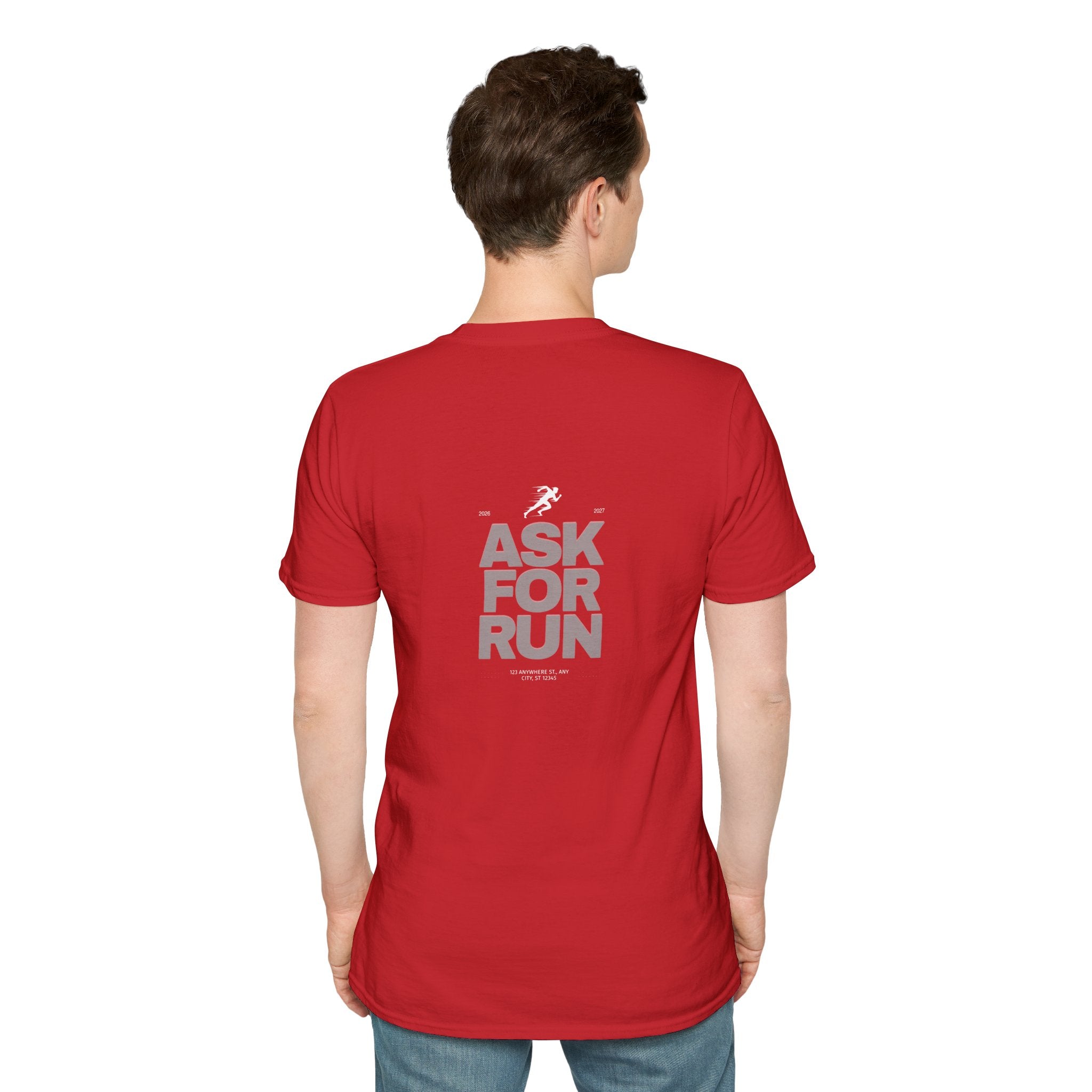 Sabas Ask For Run T-Shirt — Unisex-Minimalist Motivational Running Tee