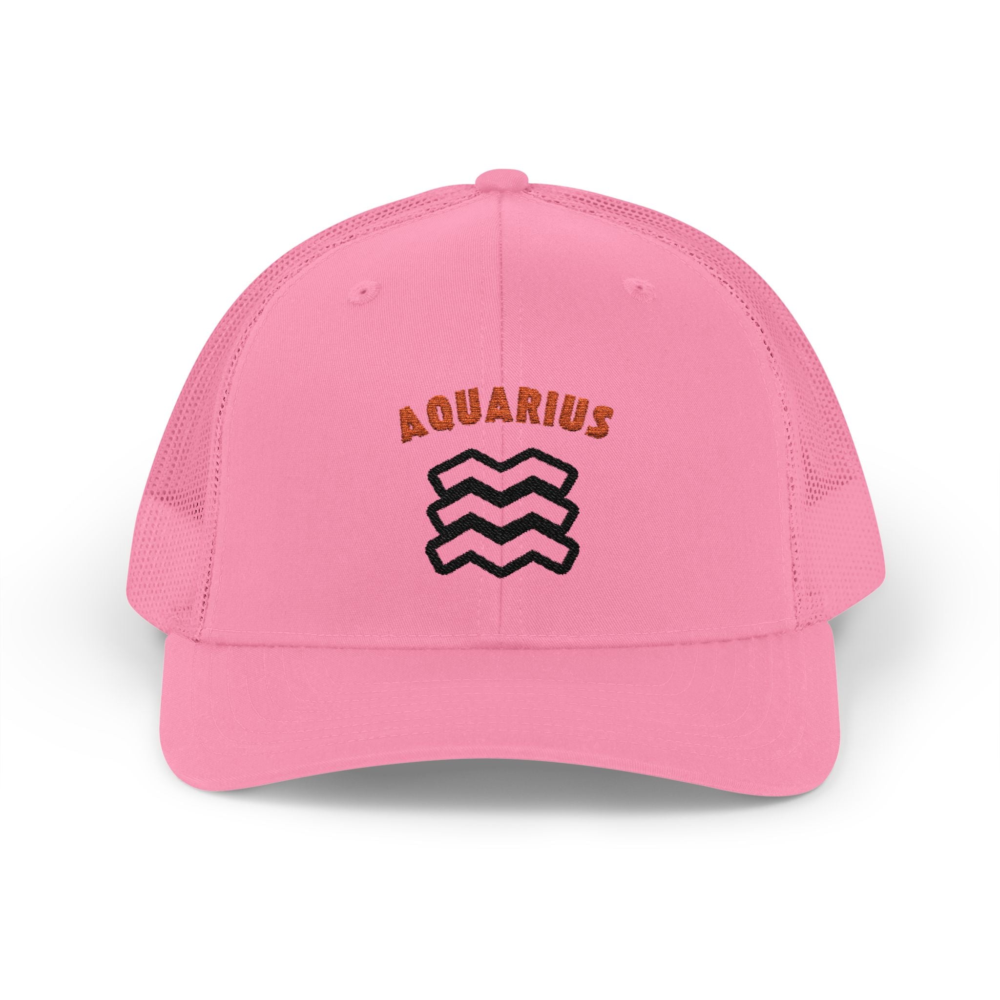 SABAS Embroidered Snapback Trucker Cap – Aquarius Zodiac Cap