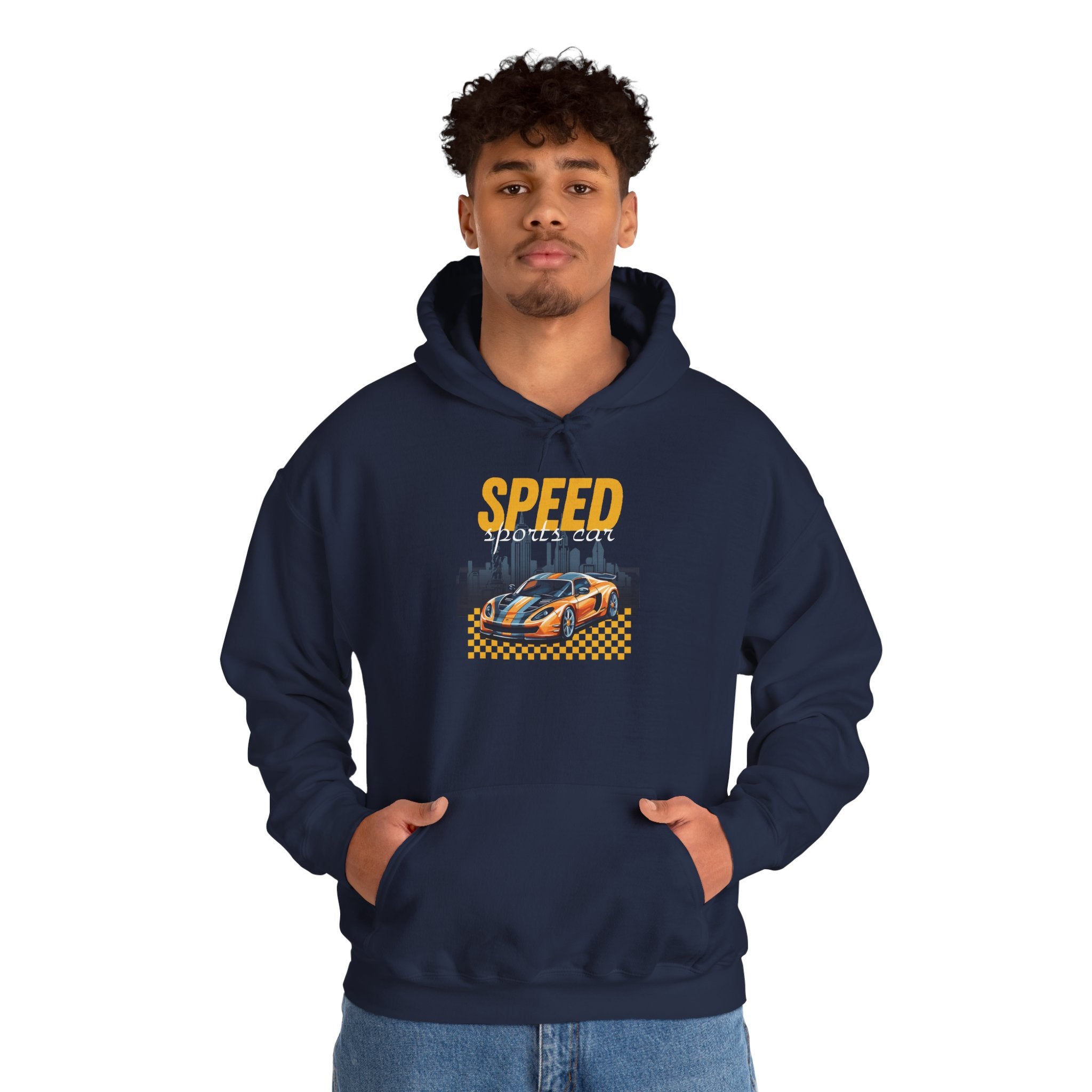 Speed Racers Hoodie — Vintage Sports Car Racing Graphic Sweatshirt