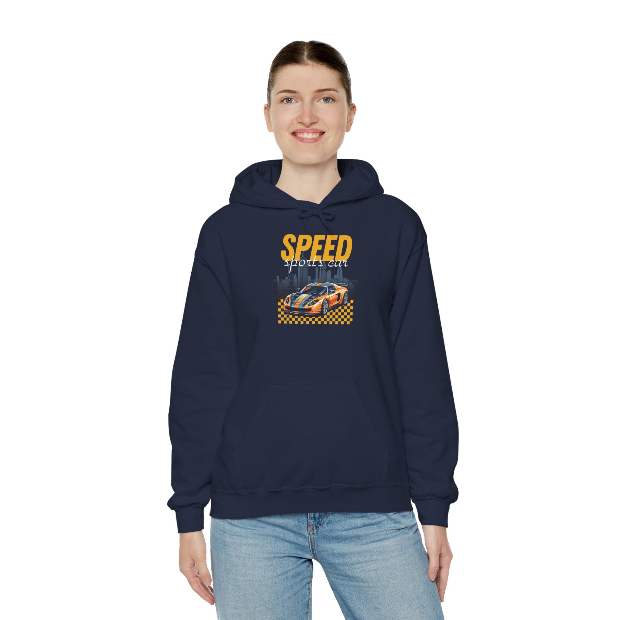 Speed Racers Hoodie — Vintage Sports Car Racing Graphic Sweatshirt
