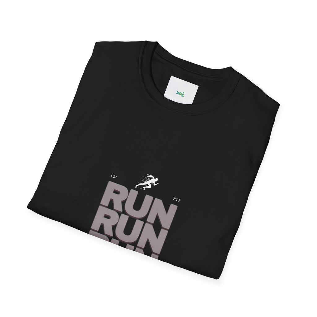 Sabas Ask For Run T-Shirt — Unisex-Minimalist Motivational Running Tee