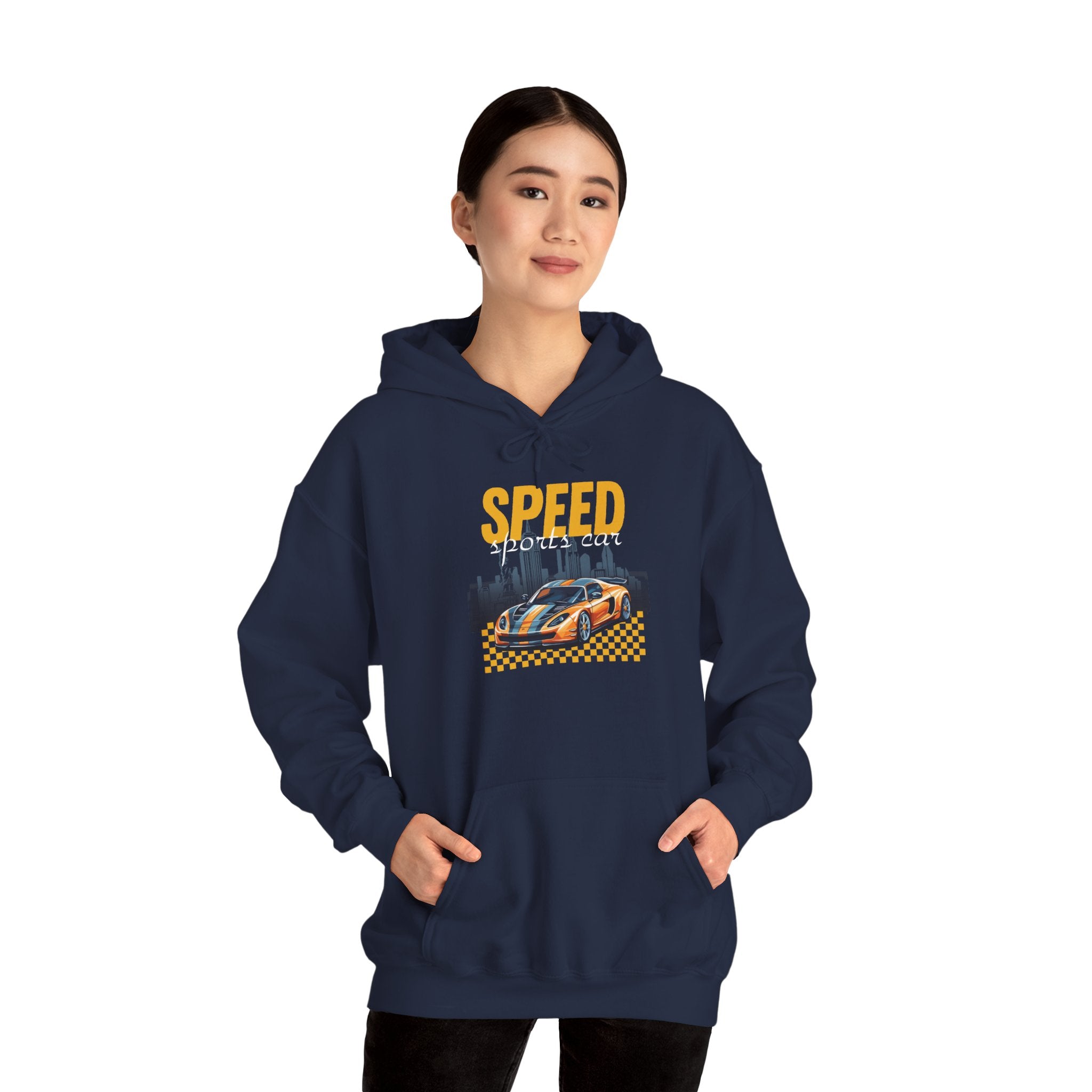 Speed Racers Hoodie — Vintage Sports Car Racing Graphic Sweatshirt