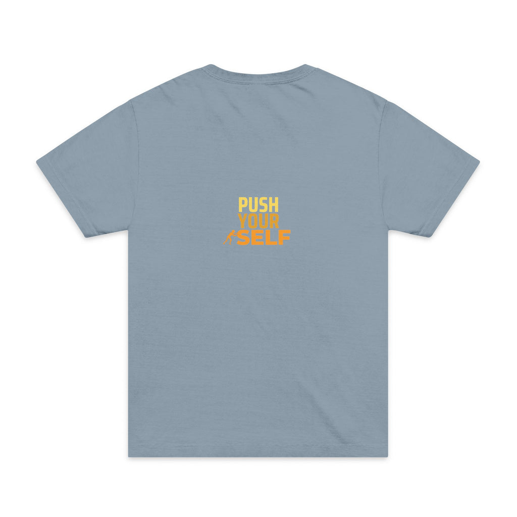 Sabas Gym Pump Cute Koala T-Shirt — "Gym Pump" Front & "Push Yourself" Back