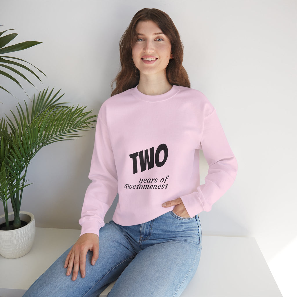 SABAS-Toddler Two Years of Awesomeness Sweatshirt