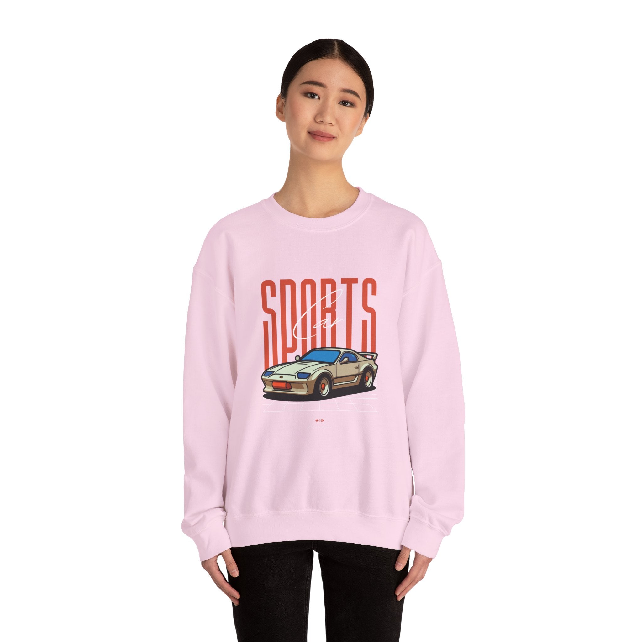 SABAS-Sports Car Sweatshirt — Vintage Racing Graphic Crewneck