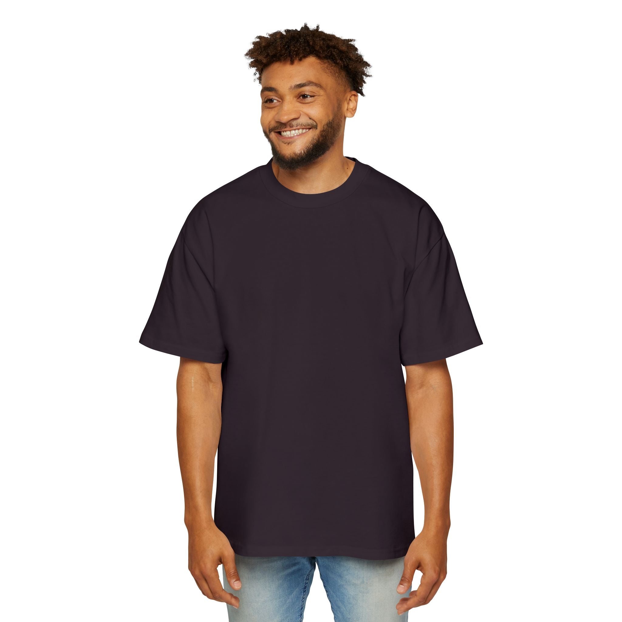 SABAS Oversized T-Shirt — "Great Things Start in Little Rooms" Logo Tee