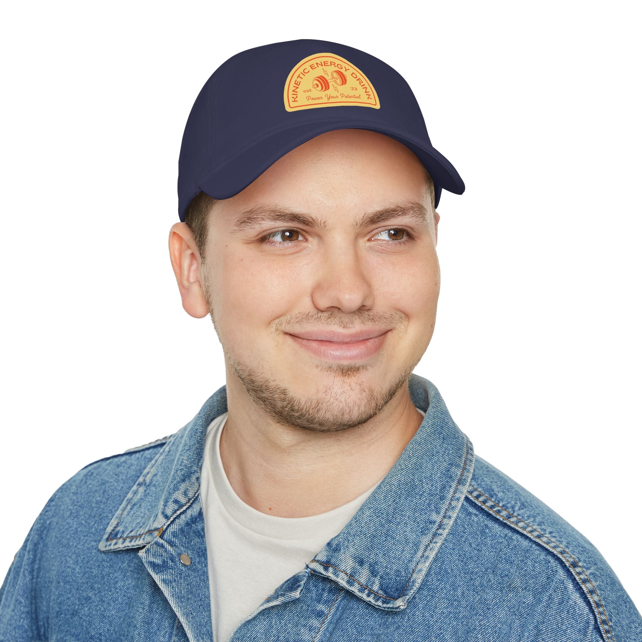 Energy Logo Cap - Retro Gym Patch Baseball Hat