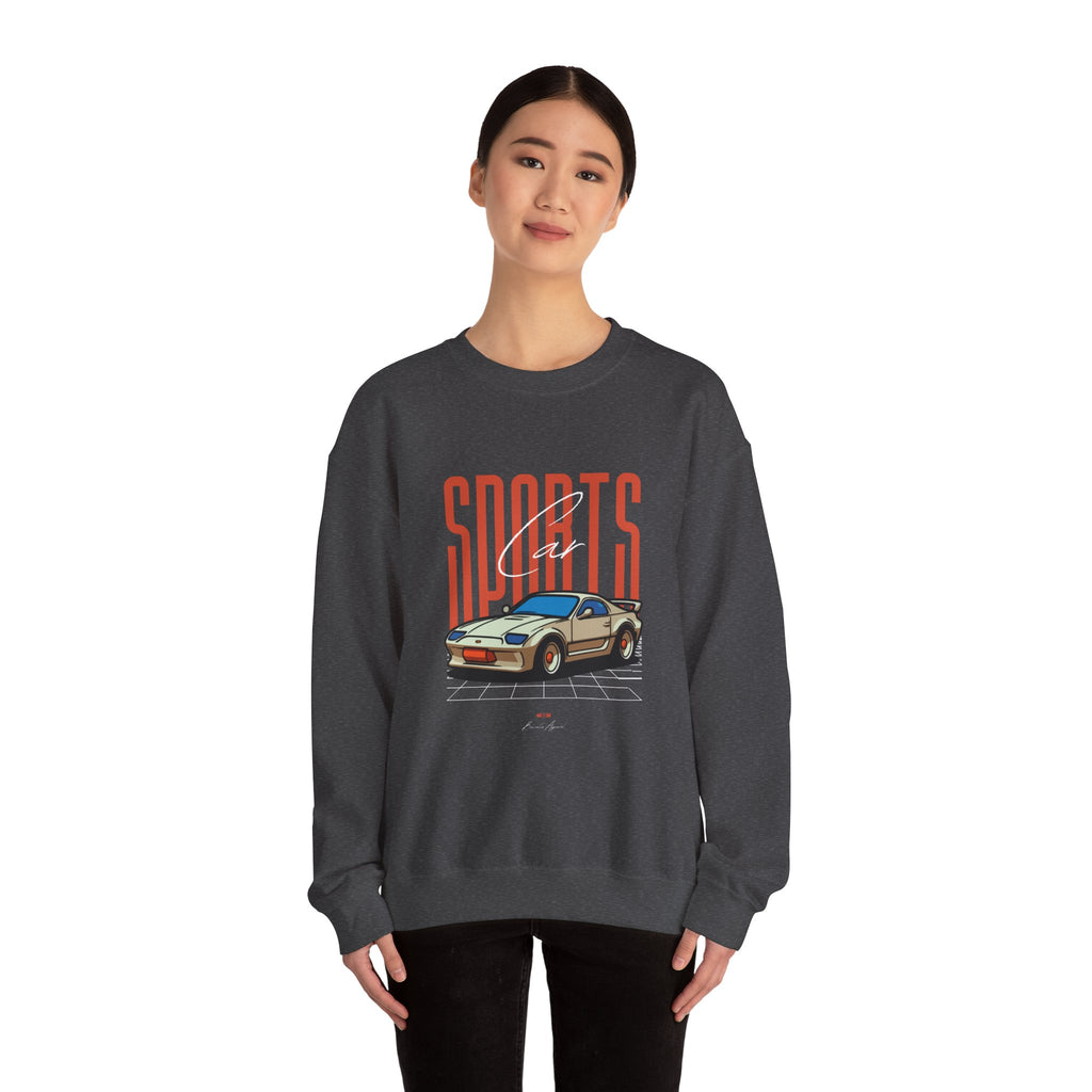 SABAS-Sports Car Sweatshirt — Vintage Racing Graphic Crewneck