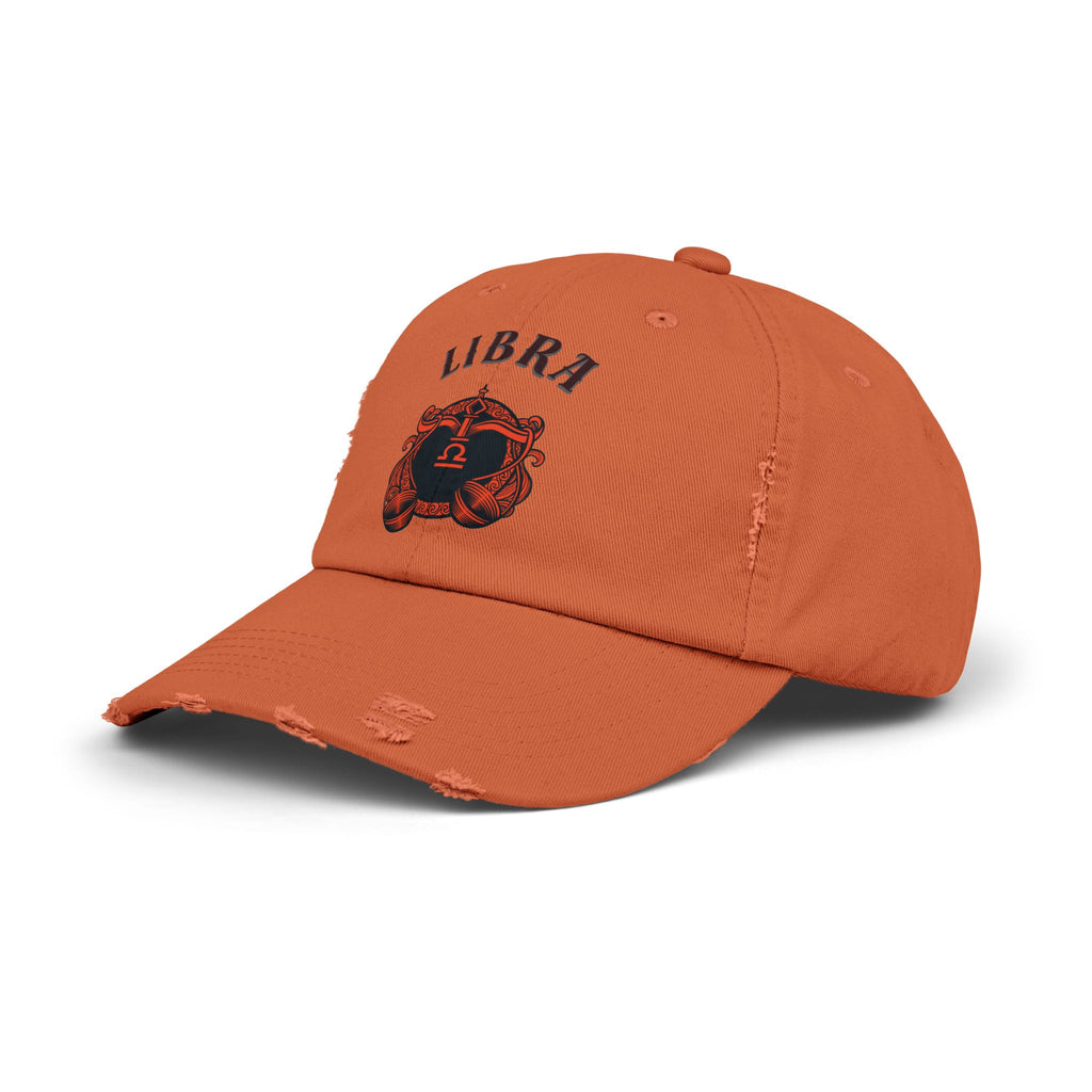 SABAS Libra Zodiac Distressed Cap