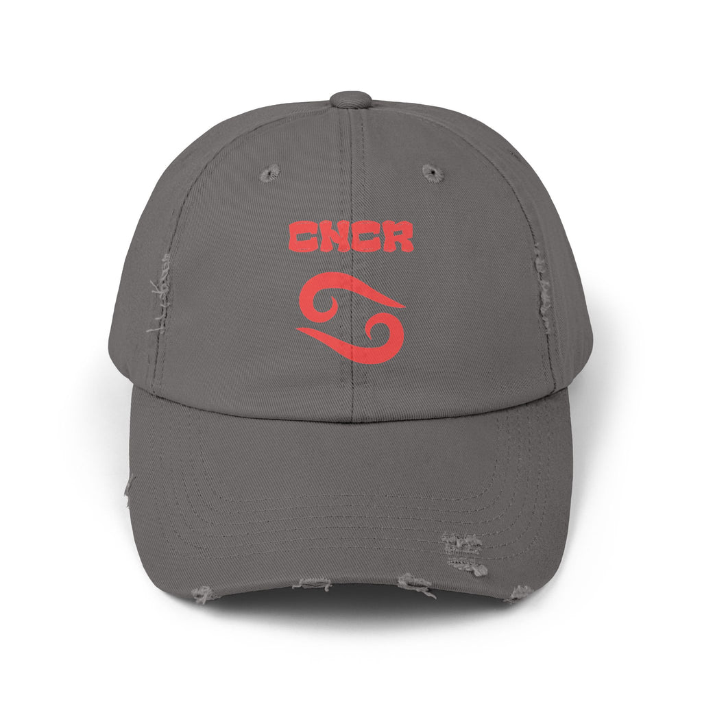 SABAS Cancer Zodiac Distressed Cap