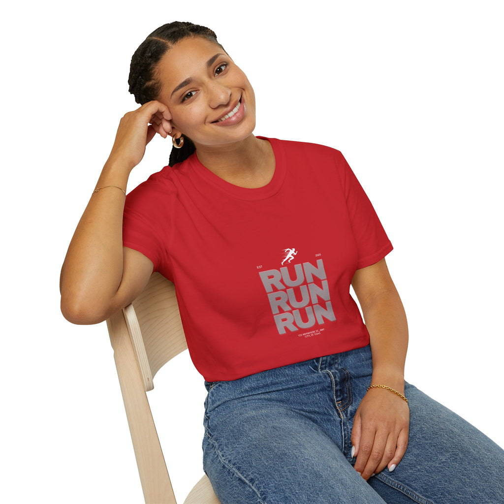 Sabas Ask For Run T-Shirt — Unisex-Minimalist Motivational Running Tee