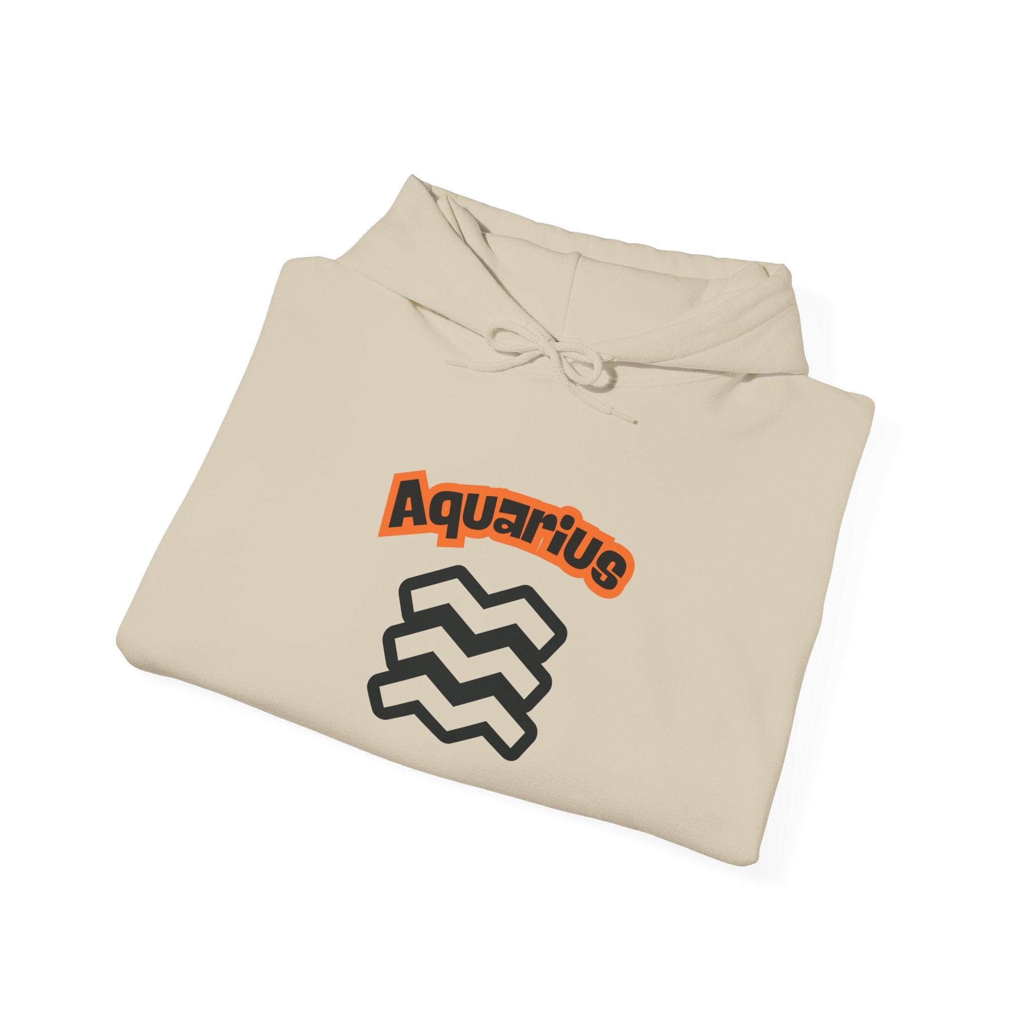 SABAS Aquarius Hoodie — Zodiac Graphic Hooded Sweatshirt Unisex