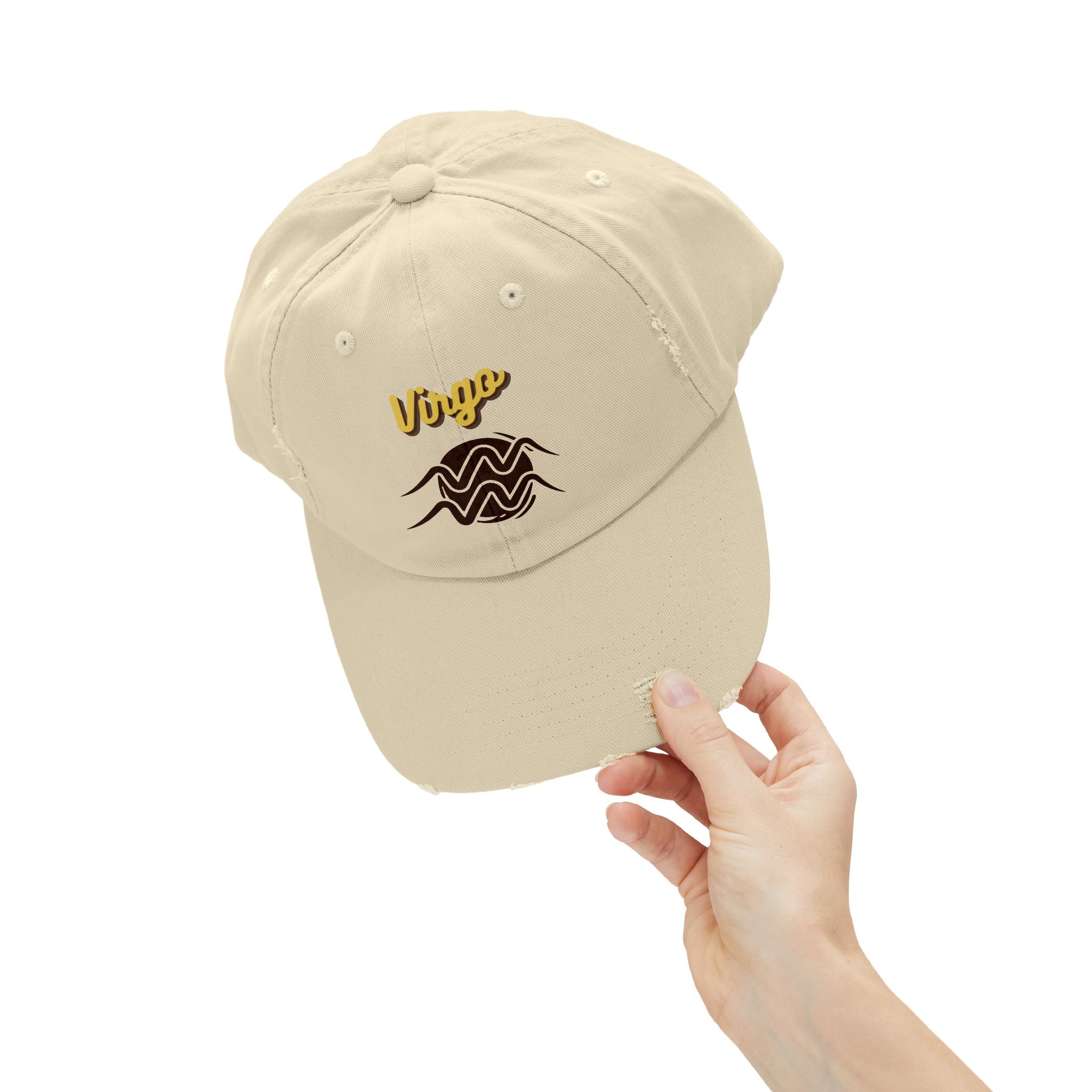 SABAS Virgo Distressed Cap Zodiac Sign
