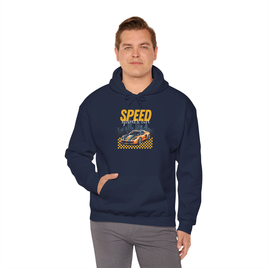 Speed Racers Hoodie — Vintage Sports Car Racing Graphic Sweatshirt