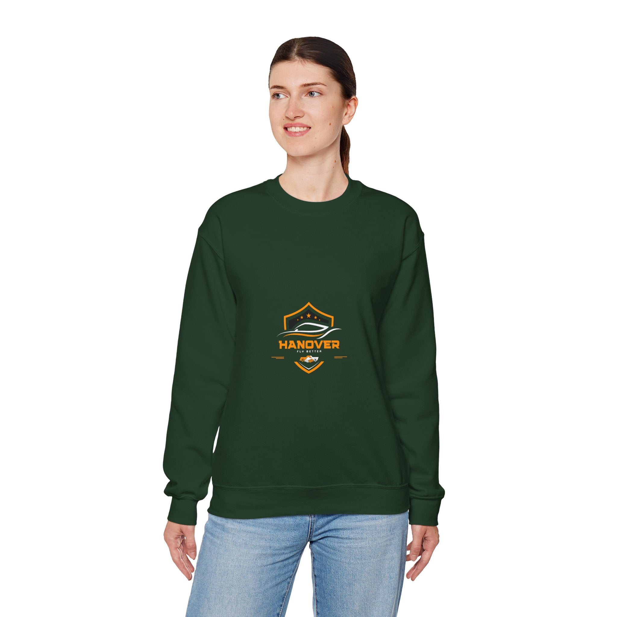 SABAS-Hanover Crewneck Sweatshirt — Vintage Shield Logo