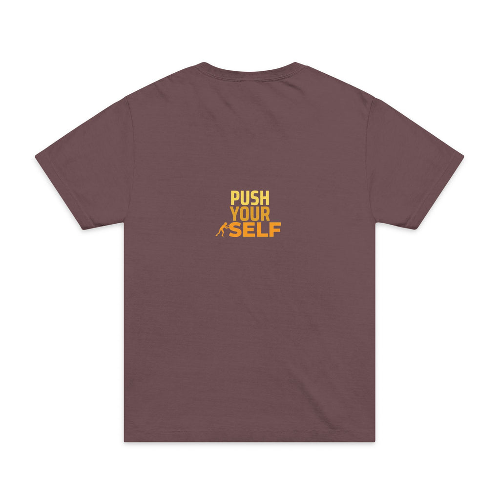 Sabas Gym Pump Cute Koala T-Shirt — "Gym Pump" Front & "Push Yourself" Back