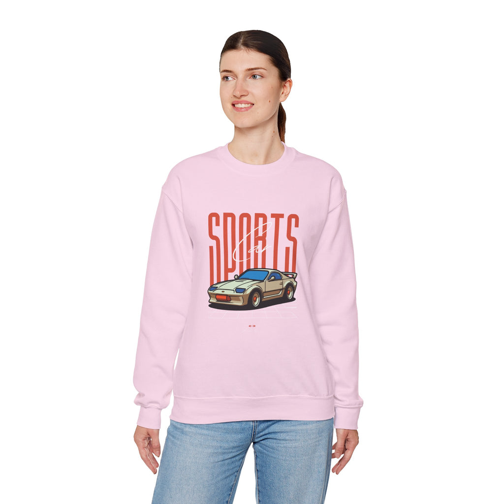 SABAS-Sports Car Sweatshirt — Vintage Racing Graphic Crewneck