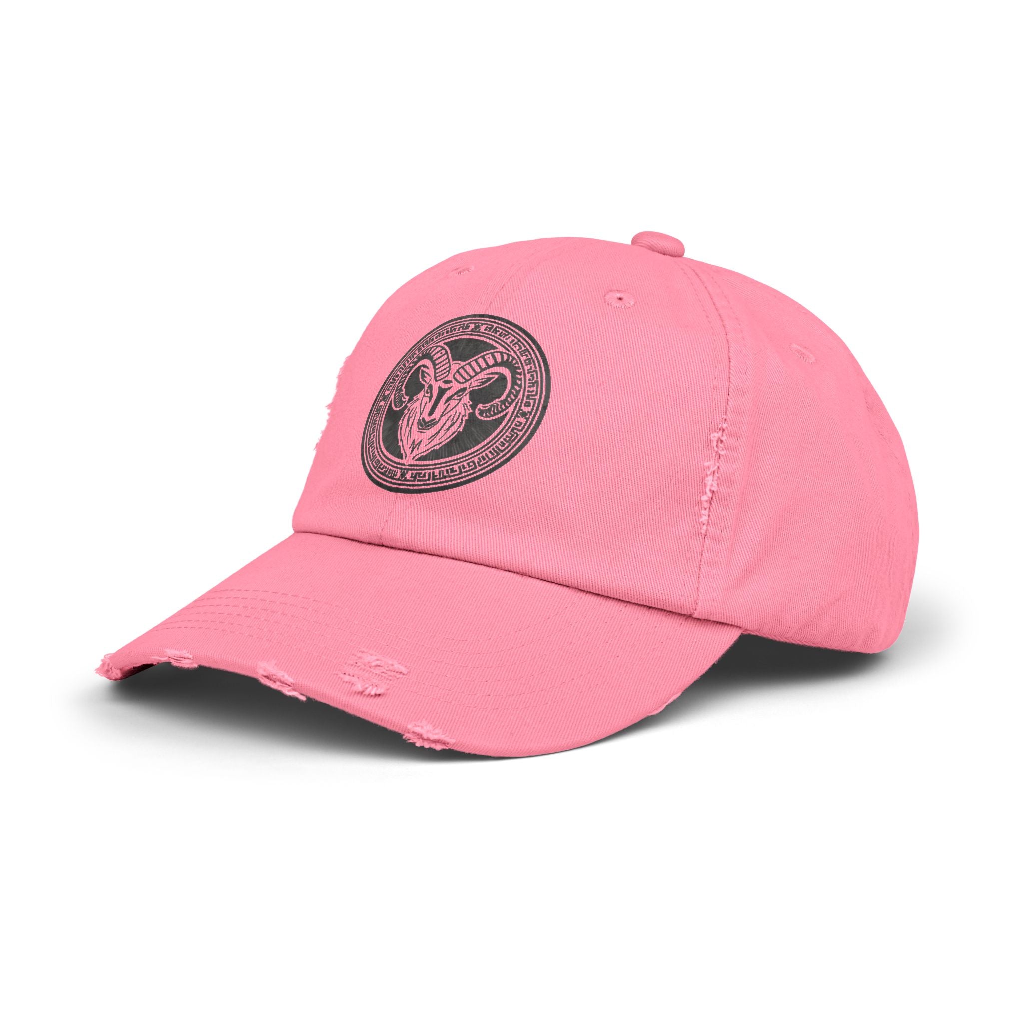 SABAS Capricorn Zodiac Sign Distressed Cap