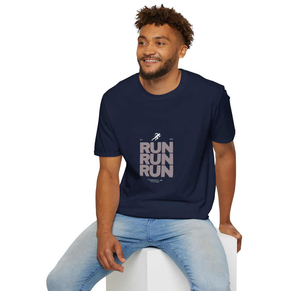 Sabas Ask For Run T-Shirt — Unisex-Minimalist Motivational Running Tee