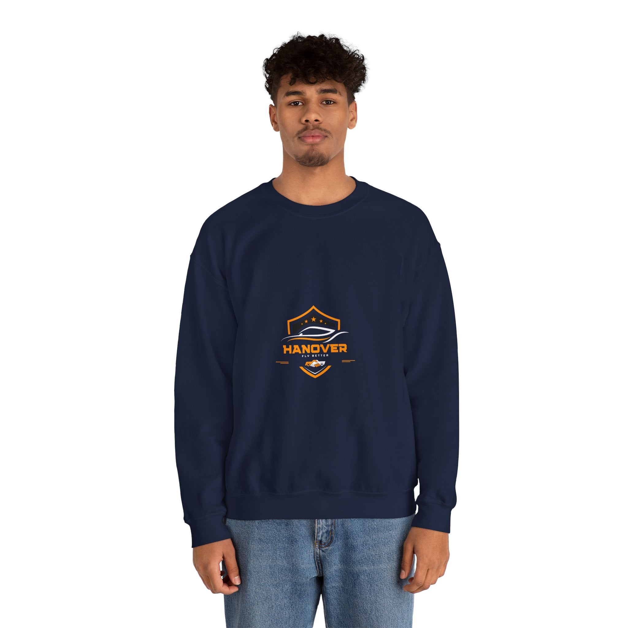 SABAS-Hanover Crewneck Sweatshirt — Vintage Shield Logo