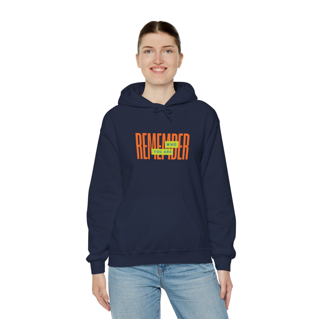 SABAS Remember Who You Are Hoodie — Inspirational Courage Graphic Sweatshirt