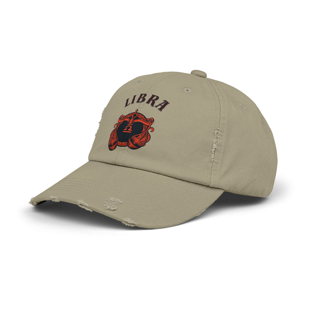 SABAS Libra Zodiac Distressed Cap