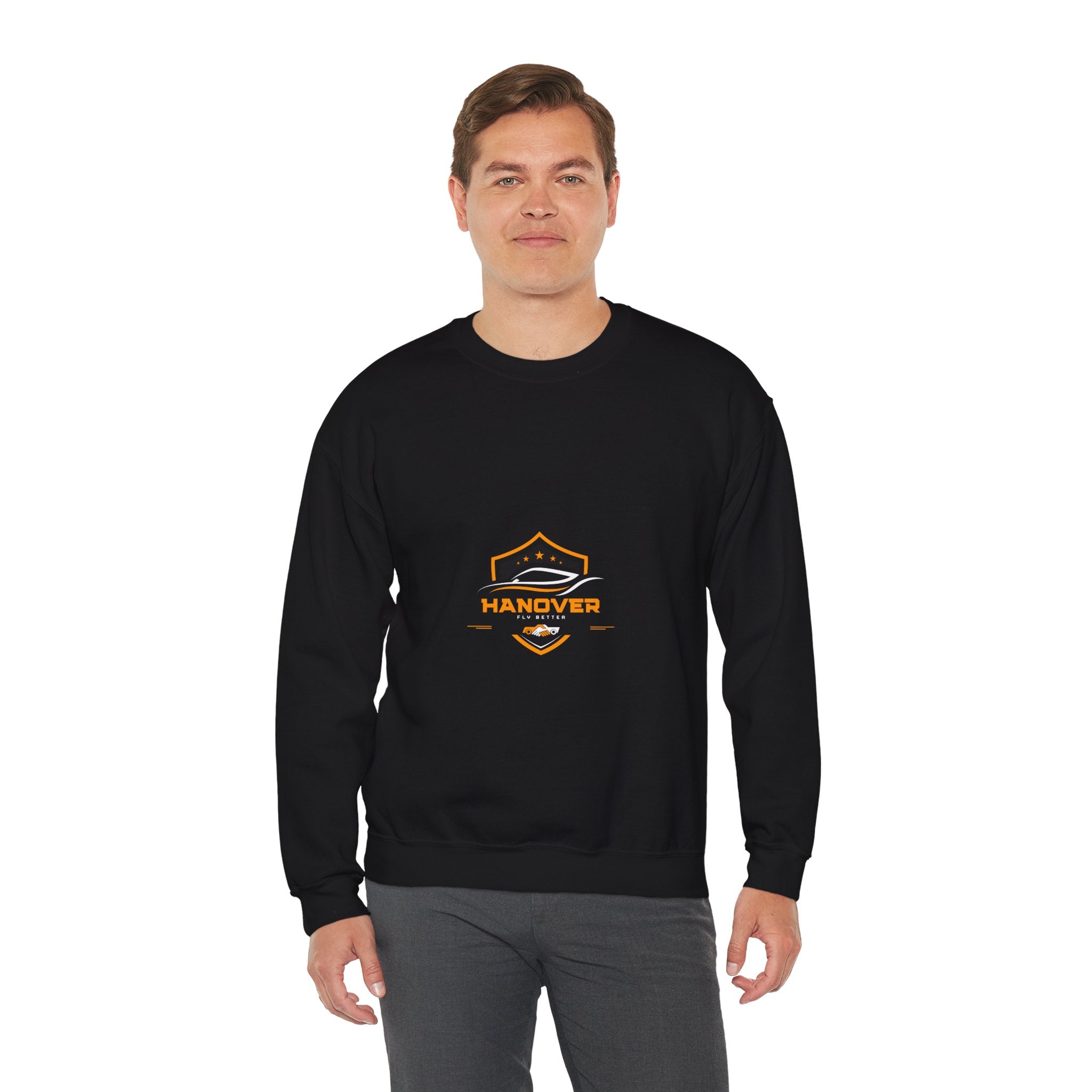 SABAS-Hanover Crewneck Sweatshirt — Vintage Shield Logo