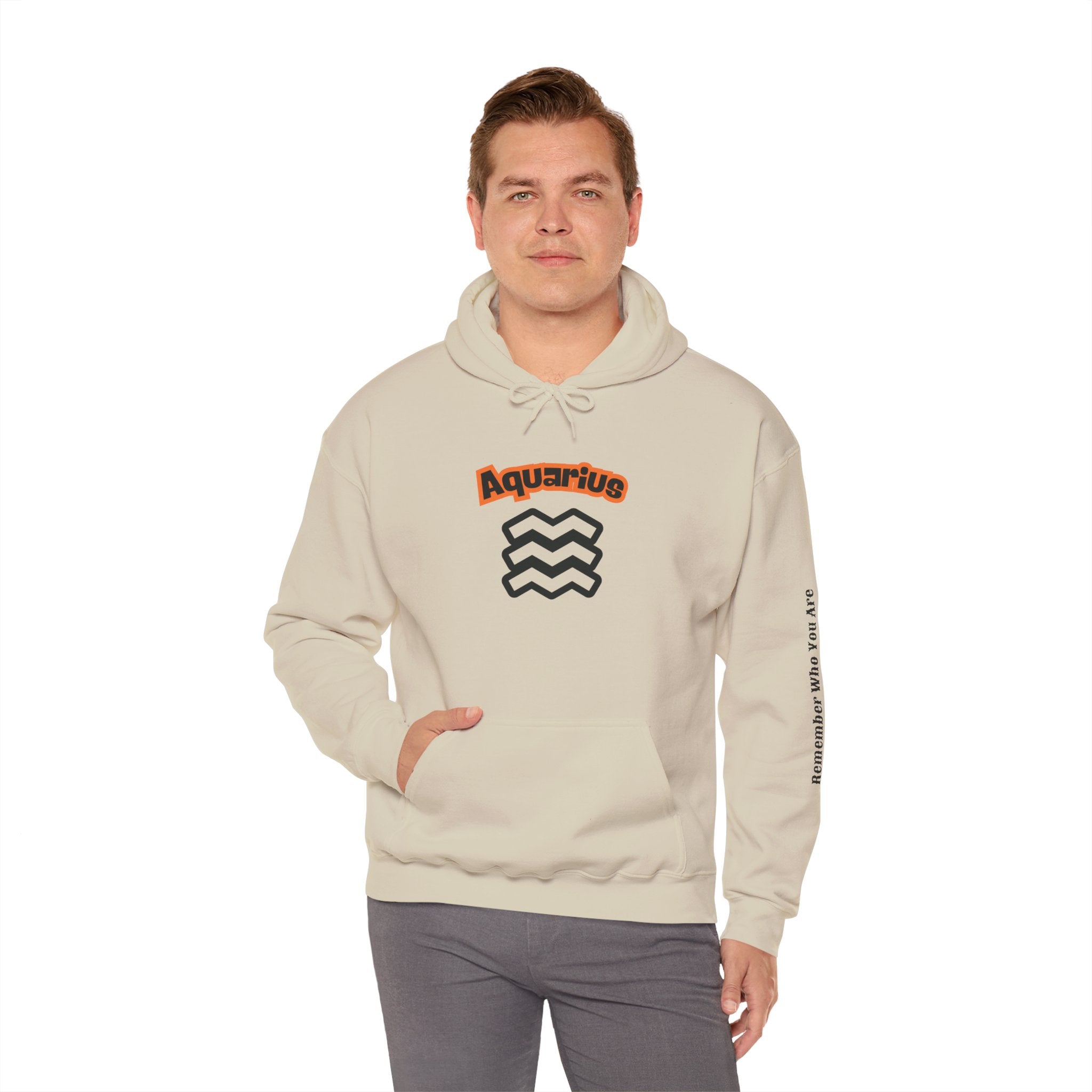 SABAS Aquarius Hoodie — Zodiac Graphic Hooded Sweatshirt Unisex
