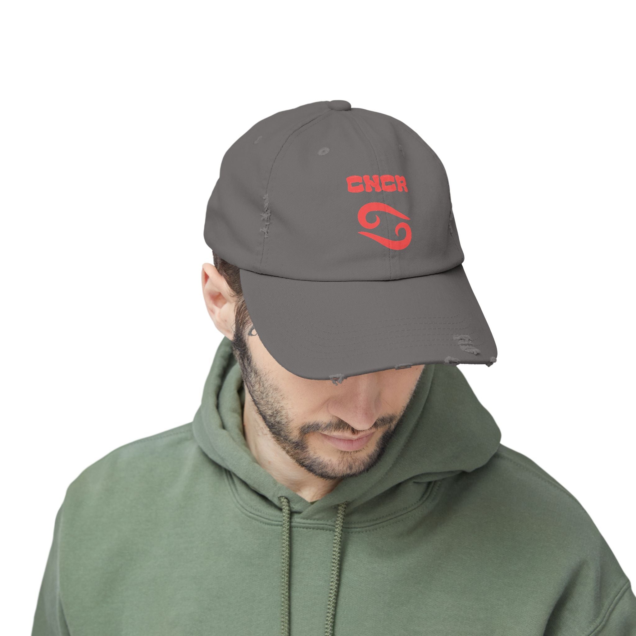SABAS Cancer Zodiac Distressed Cap